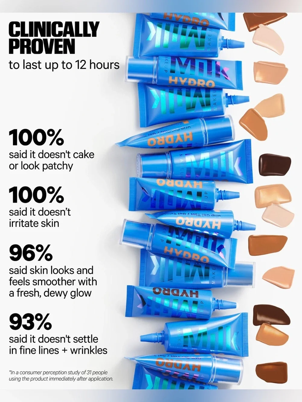 Milk Makeup Hydro Grip 12-Hour Hydrating Gel Skin Tint Color 5 NEW